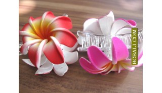 Balinese Tropical Flowers Hair Accessories Clips 